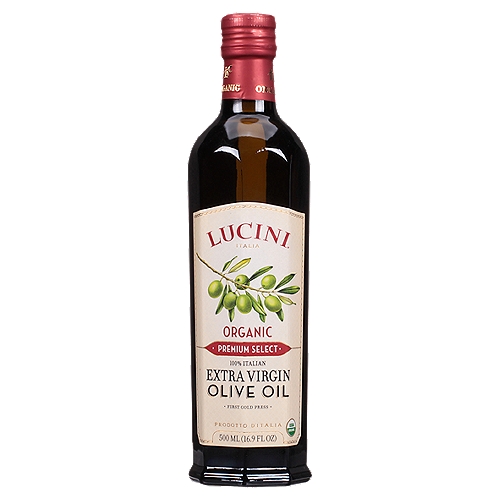 Lucini Premium Select 100% Italian Organic Extra Virgin Olive Oil 16.9 fl oz