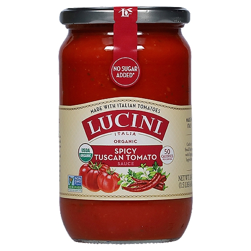 Lucini Italia Organic Spicy Tuscan Tomato Sauce 24 oz