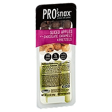 Pro2snax Sliced Apples with Chocolate Caramels & Pretzels, 2.4 Ounce
