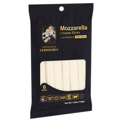 Les Petites Fermieres Mozzarella Cheese Sticks, 6 count, 4.5 oz