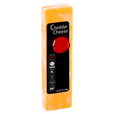 Natural & Kosher Cheddar Cheese, 7 oz