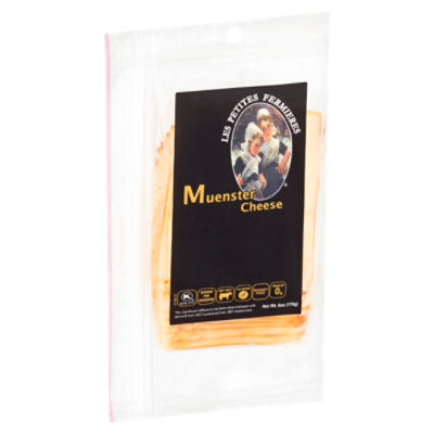 Les Petites Fermieres Sliced Muenster Cheese, 6 oz