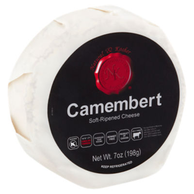 Natural & Kosher Camembert Cheese, 7 oz