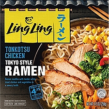 Ajinomoto Ling Ling Tonkotsu Chicken Tokyo Style Ramen, 9.15 oz