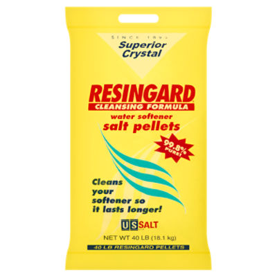 Superior Crystal Resingard Water Softener Salt Pellets, 40 lb