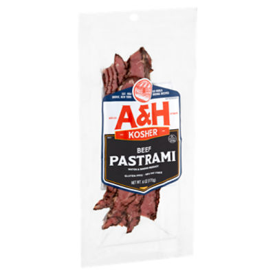 A&H Kosher Beef Pastrami, 6 oz