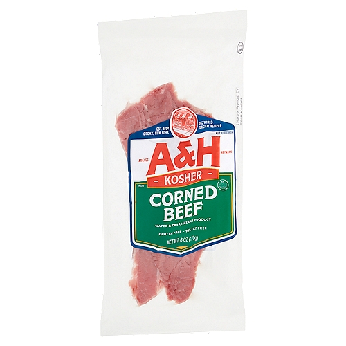 A&H Kosher Corned Beef, 6 oz