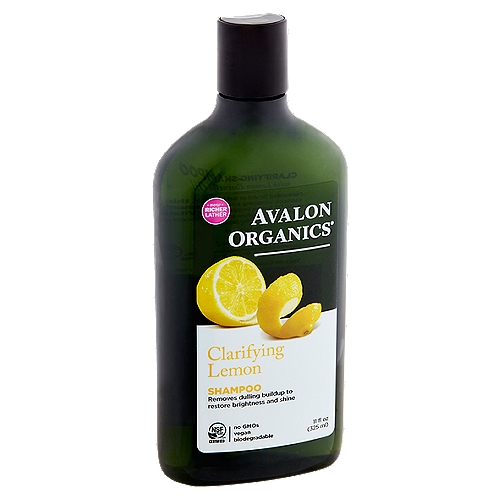Avalon Organics Clarifying Lemon Shampoo, 11 fl oz