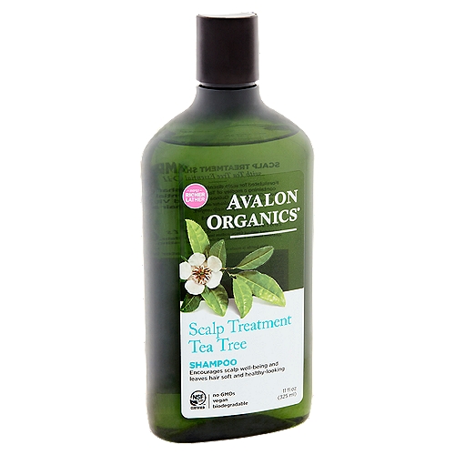 Avalon Organics Scalp Treatment Tea Tree Shampoo, 11 fl oz