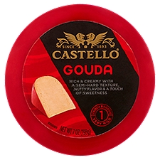Castello Rich and Creamy Round Gouda Cheese, 7 Ounce