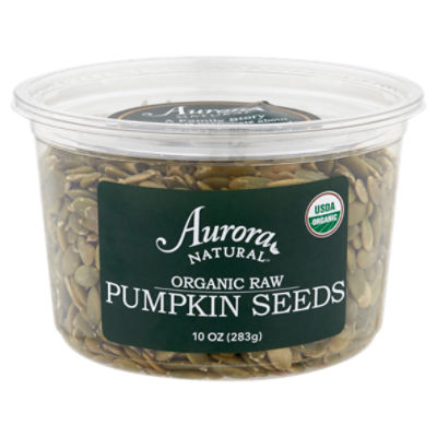 Aurora Natural Organic Raw Pumpkin Seeds, 10 oz