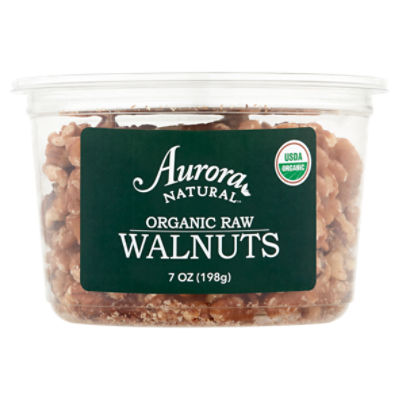 Aurora Natural Organic Raw Walnuts, 7 oz