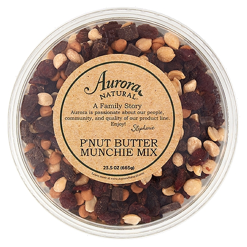 Aurora Natural P'nut Butter Munchie Mix, 23.5 oz