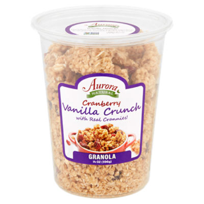 Aurora Natural Cranberry Vanilla Crunch Granola, 14 oz