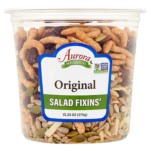 Aurora Natural Original Salad Fixins', 13.25 oz
Salad Fixins'
Sprinkle on your favorite salad or eat straight out of the container as a delicious snack!
Stephanie