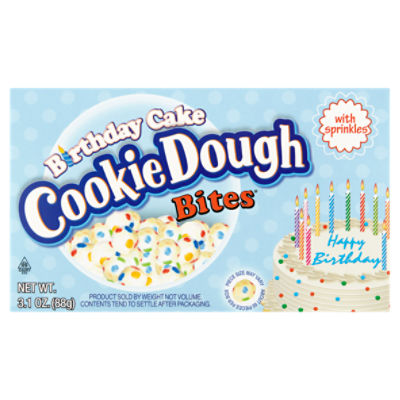 Birthday Cake Dough Bites