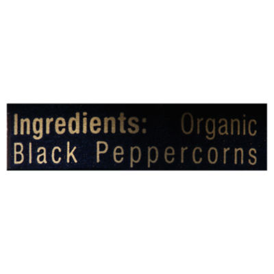 Drogheria & Alimentari® Organic Black Peppercorns Mill, 1.59 oz