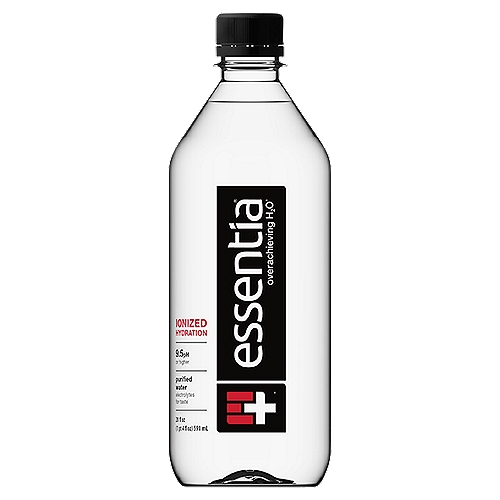 Essentia Overachieving H2O 20oz Single Bottle, 20 fl oz
Essentia Water 20oz Single Bottle

Ionized Hydration Purified Water
