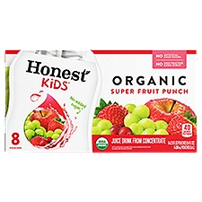 Honest Kids Super Fruit Punch Organic Juice Drink, 8 Each