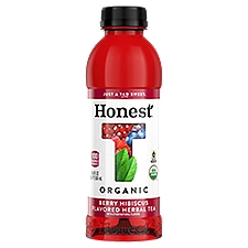 Honest Berry Hibiscus Flavored Bottle, Herbal Tea-KO, 16.9 Fluid ounce