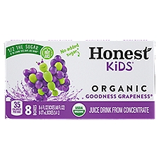 Honest Kids Goodness Grapeness Pouch, 6 fl oz, 8 pk