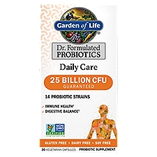 Garden of Life Daily Care Probiotic Supplement, 30 count