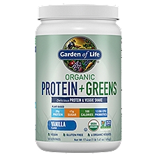 Garden of Life Organic Protein + Greens Vanilla Protein & Veggie Shake, 17.4 oz