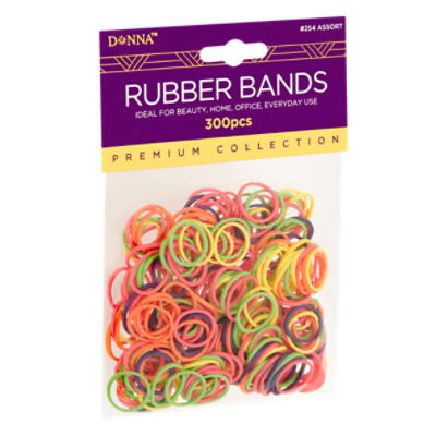 Donna #254 Assort Rubber Bands, 300 count