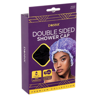 Donna #22025 Assort Double Sided Shower Cap