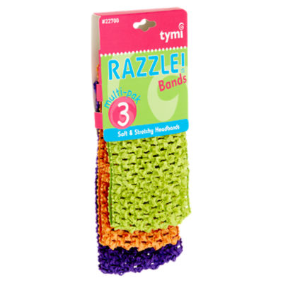 Tymi Razzle! Bands Multi-Pak, 3 count