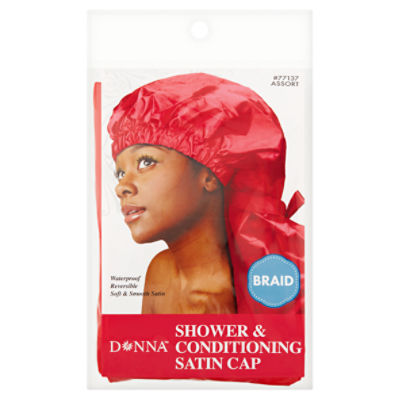 Donna #77137 Assort Shower & Conditioning Satin Cap