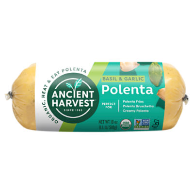Ancient Harvest Basil & Garlic Polenta, 18 oz