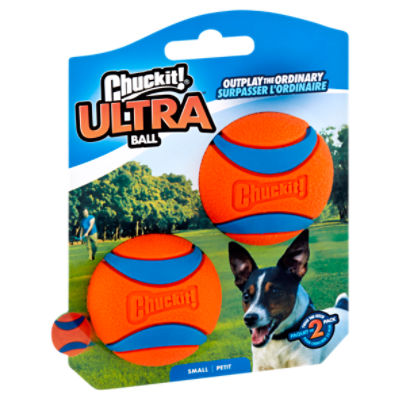 Chuckit! Ultra Ball Dog Toy, Small, 2 count