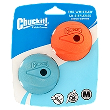 Chuckit! Fetch Games The Whistler Dog Toy, Medium, 2 count