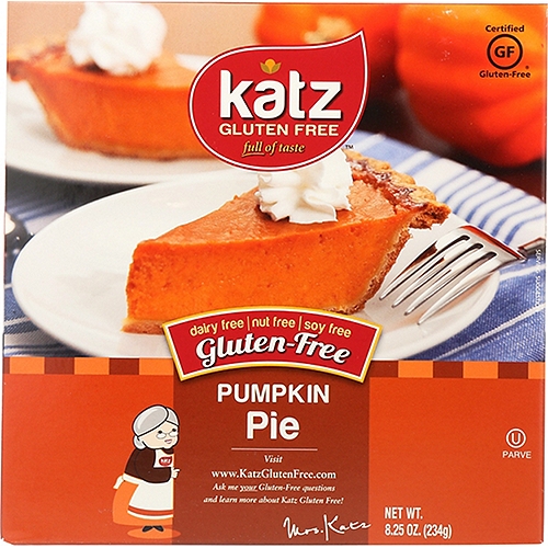 Katz Gluten Free Pumpkin Pie, 8.25 oz
