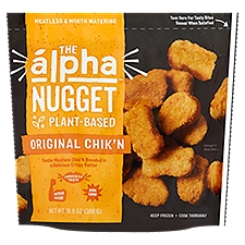 Alpha Nugget, Plant-Based Original Chik'n, 10.9 Ounce
