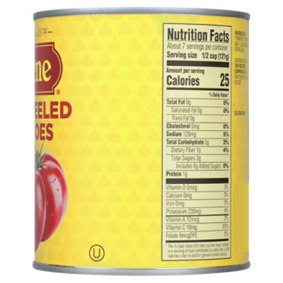 Pastene Whole Peeled Tomatoes, 28 oz