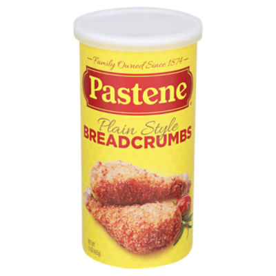 Pastene Plain Style Breadcrumbs, 15 oz, 15 Ounce