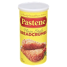 Pastene Plain Style Breadcrumbs, 15 oz