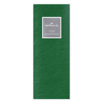 Hallmark Holiday Solid Green Tissue Paper for Gift Wrap (8 sheets), 8 Each