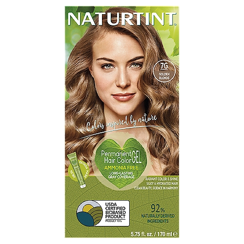 Naturtint 7G Golden Blonde Permanent Hair Color Gel, 5.75 fl oz