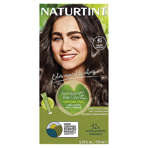 Naturtint 4G Golden Chestnut Permanent Hair Color Gel, 5.75 fl oz