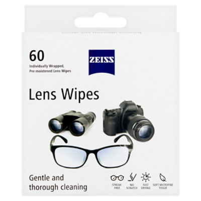 Zeiss Lens Wipes, 60 count