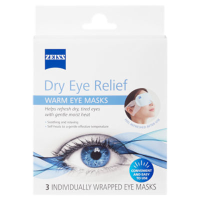 Zeiss Dry Eye Relief Warm Eye Masks, 3 count