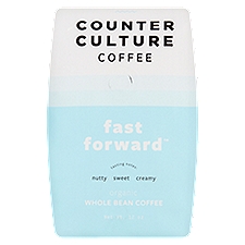 Counter Culture Coffee Fast Forward Organic Whole Bean, Coffee, 12 Ounce