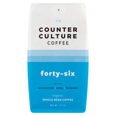 Counter Culture Coffee Forty-Six Organic Whole Bean Coffee, 12 oz