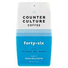 Counter Culture Coffee Forty-Six Organic Whole Bean, Coffee, 12 Ounce