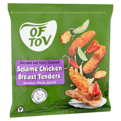 Of Tov Sesame Chicken Breast Tenders, 16 oz