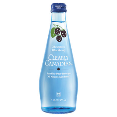 Clearly Canadian Mountain Blackberry Sparkling Water Beverage, 11 fl oz