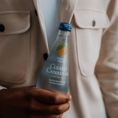Clearly Canadian Orchard Peach Sparkling Water Beverage, 11 fl oz - The  Fresh Grocer